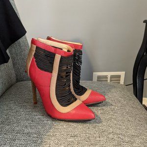 Sample Sale Lacy Ankle Boot, Size 6